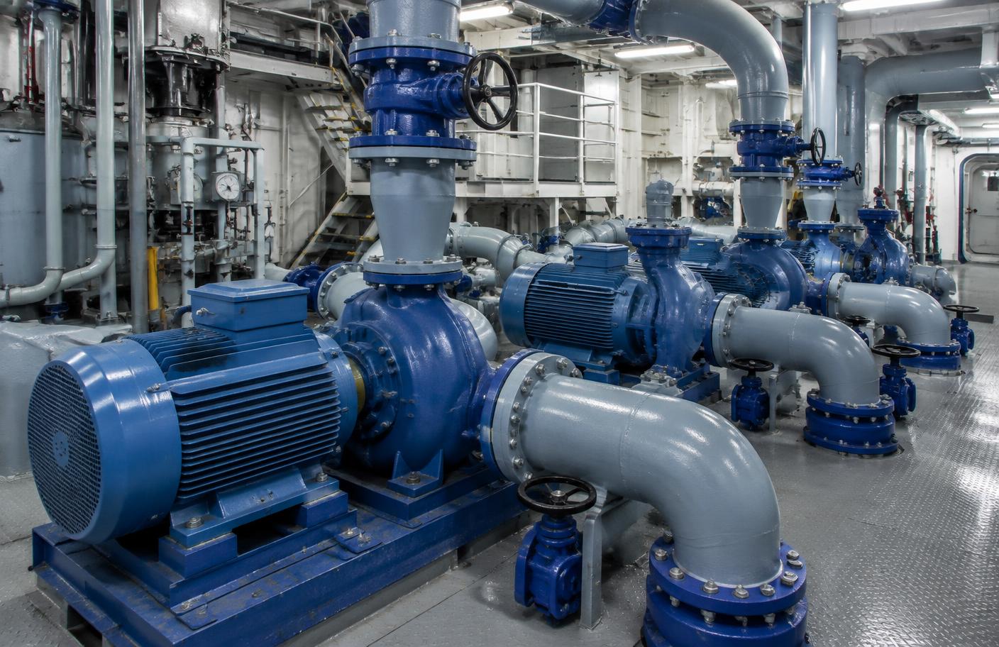 Pump support for vessels, yards and marine operators, Merser Pumps